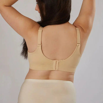 Everyday Ease Supportive Comfort Bra Women Body Shaping Plus Size Fixed Cup Bra Traceless Underwear Gather-up Wireless Bra
